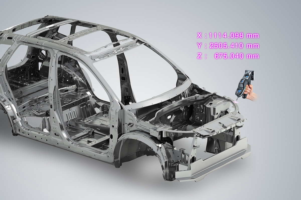 3D-CAD-Vergleich nach dem Schweißen/Montieren