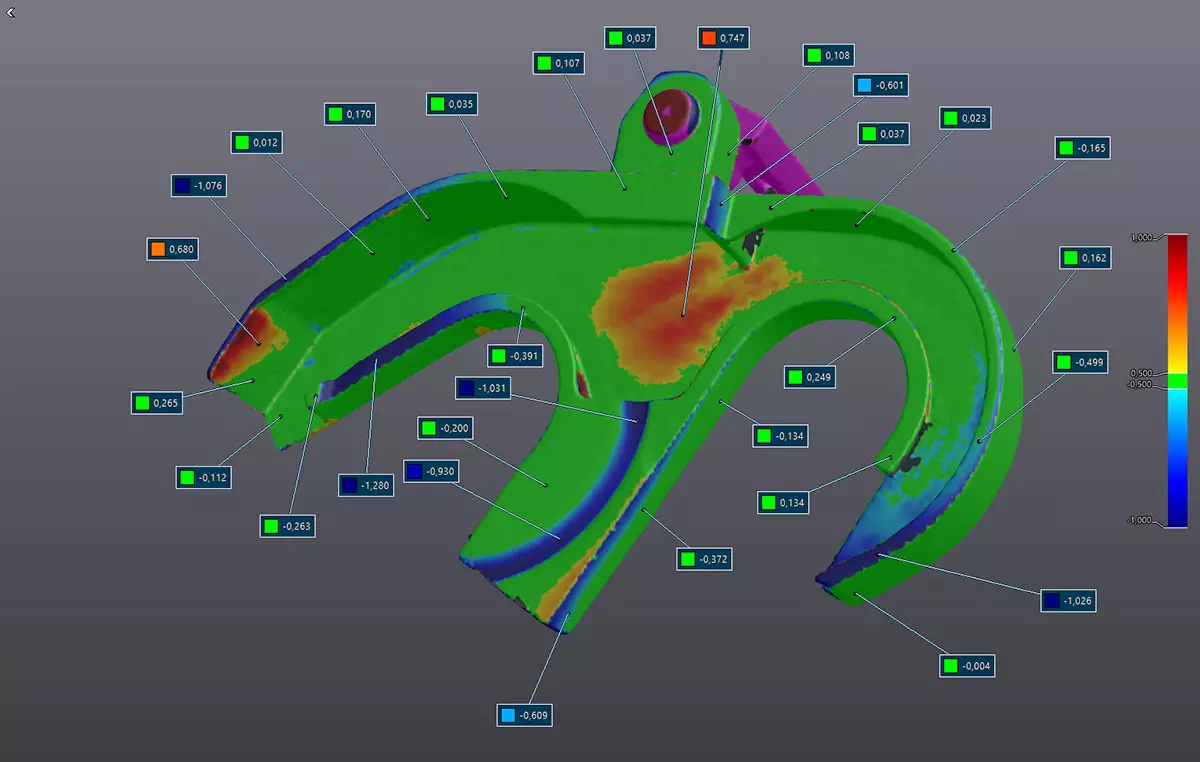 Kercon 3D-Konstruktion Reverse Engineering CAD Ansicht